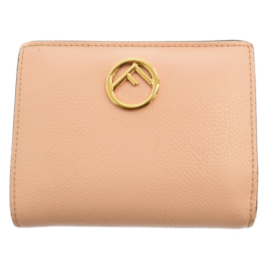 FENDI フェンディ F IS FENDI レザーウォレット コンパクト財布 二