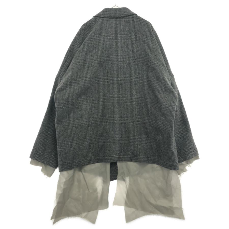 sulvam サルバム 22AW PLAID SHORT OVER COAT プレイドショート 