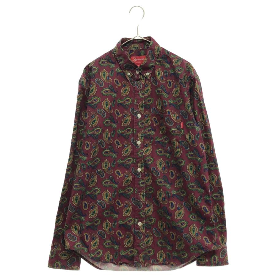 Supreme シュプリーム 13AW Paisley Shirt ペイズリー柄 長袖 Supreme シュプリーム 13AW Paisley Shirt ペイズリー柄 長袖