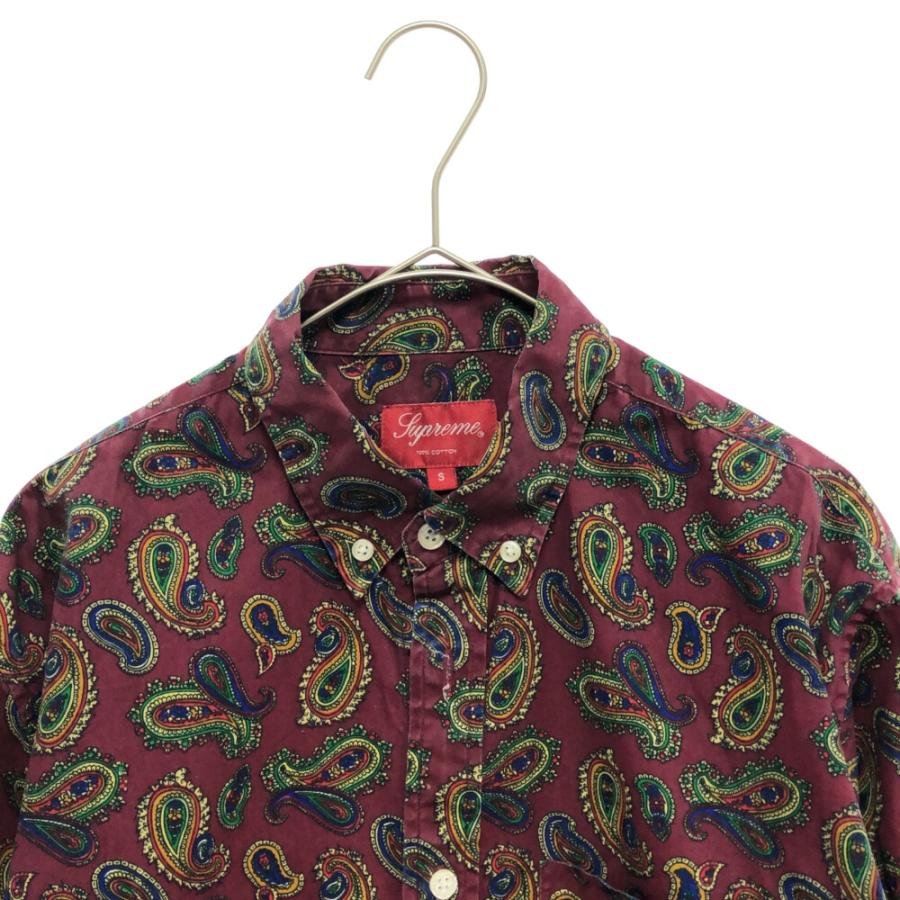 Supreme シュプリーム 13AW Paisley Shirt ペイズリー柄 長袖 Supreme シュプリーム 13AW Paisley Shirt ペイズリー柄 長袖