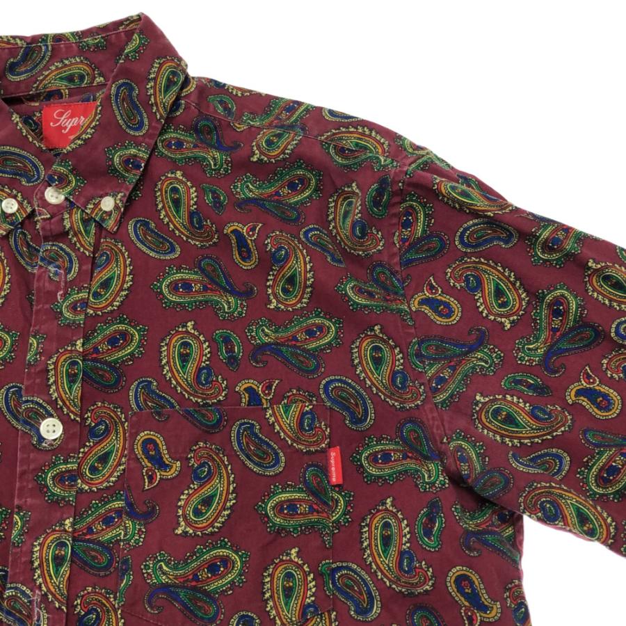 Supreme シュプリーム 13AW Paisley Shirt ペイズリー柄 長袖 Supreme シュプリーム 13AW Paisley Shirt ペイズリー柄 長袖