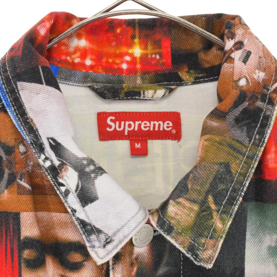 Supreme シュプリーム 21AW 総柄フォトプリントデニムチョアコート 