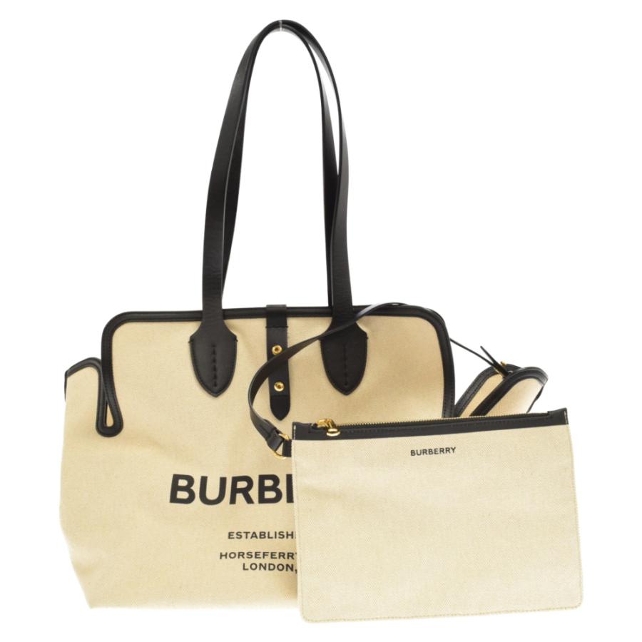 BURBERRY バーバリー ミディアム ソフトベルト トート 8031318 ロゴ 