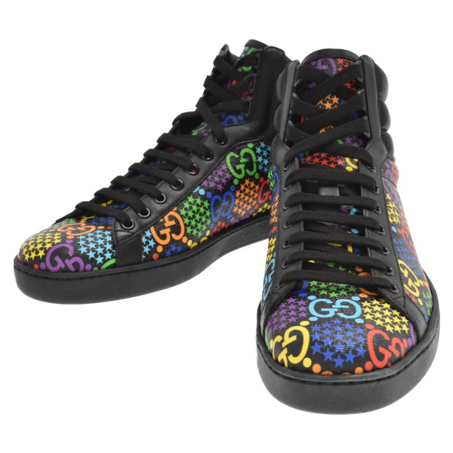 GUCCI グッチ Psychedelic GG Shoes GGサイケデリック ハイカット 