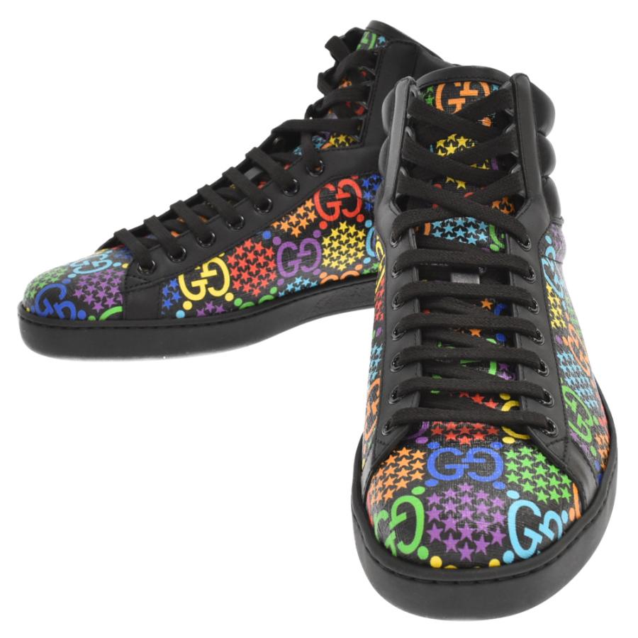 GUCCI グッチ Psychedelic GG Shoes GGサイケデリック ハイカット 