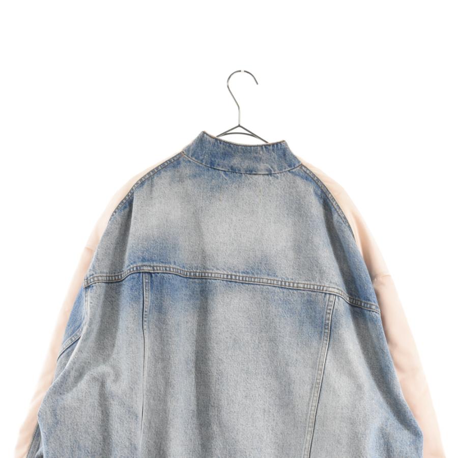 BALENCIAGA バレンシアガ デニム切替ナイロンボンバーブルゾン BALENCIAGA バレンシアガ デニム切替ナイロンボンバーブルゾン