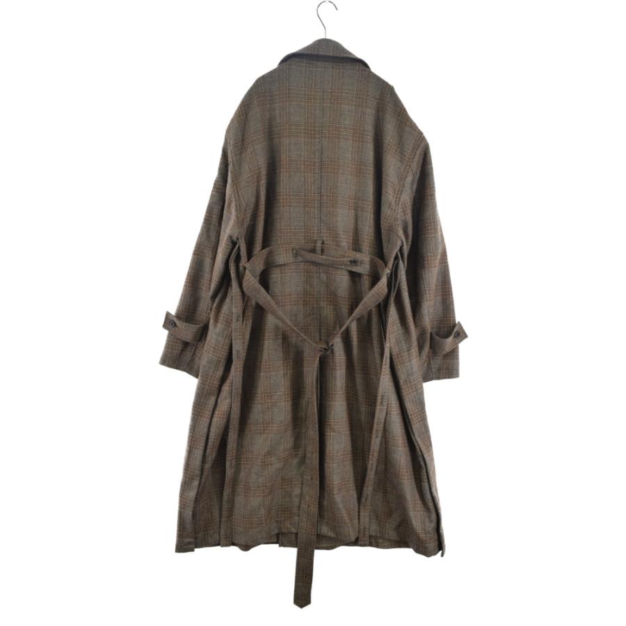 Stein シュタイン 21AW OVERSIZED OVERLAPED TRENCH COAT オーバーサイズトレンチコート ブラウン ST.274-2 Stein シュタイン 21AW OVERSIZED OVERLAPED TRENCH COAT オーバーサイズトレンチコート ブラウン ST.274-2