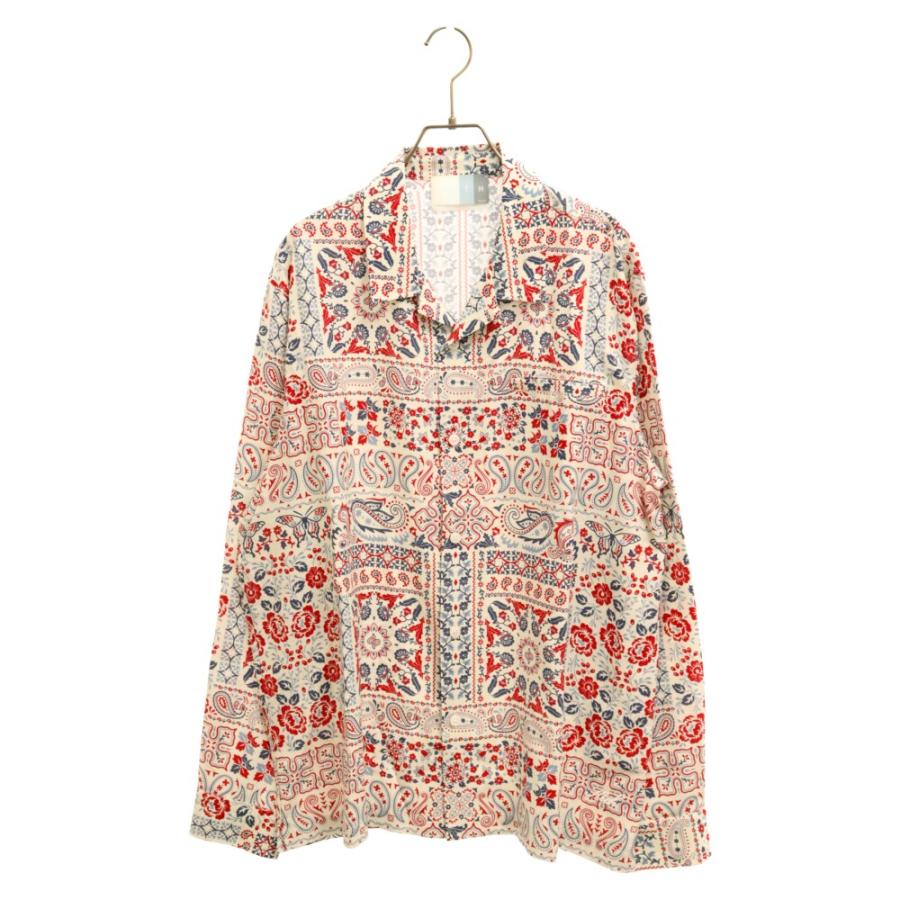 KITH キス 23SS Long-Sleeve Thompson Shirt Sandrift ロングスリーブ 