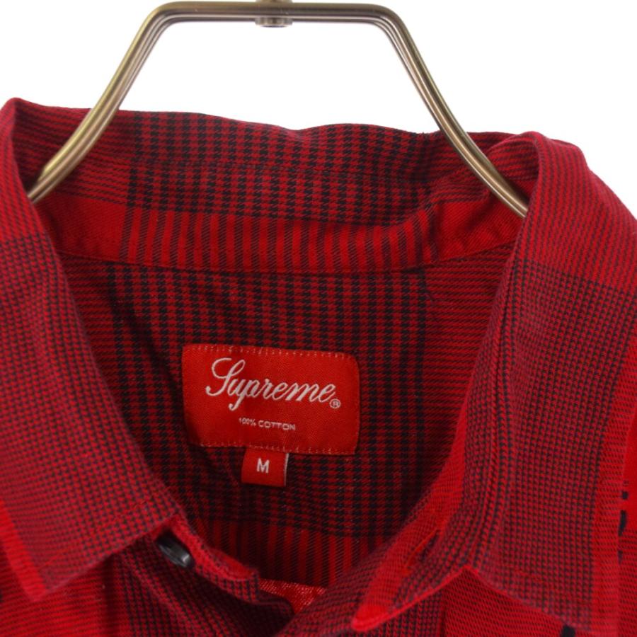 SUPREME シュプリーム 20SS Printed Plaid Shirt ロゴ刺繍 チェック柄