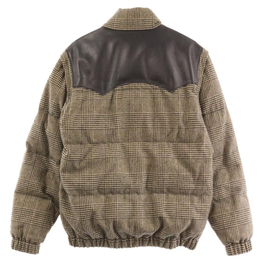 CELINE セリーヌ 19AW HOUNDSTOOTH DOWN JACKET 千鳥柄レザー CELINE セリーヌ 19AW HOUNDSTOOTH DOWN JACKET 千鳥柄レザー