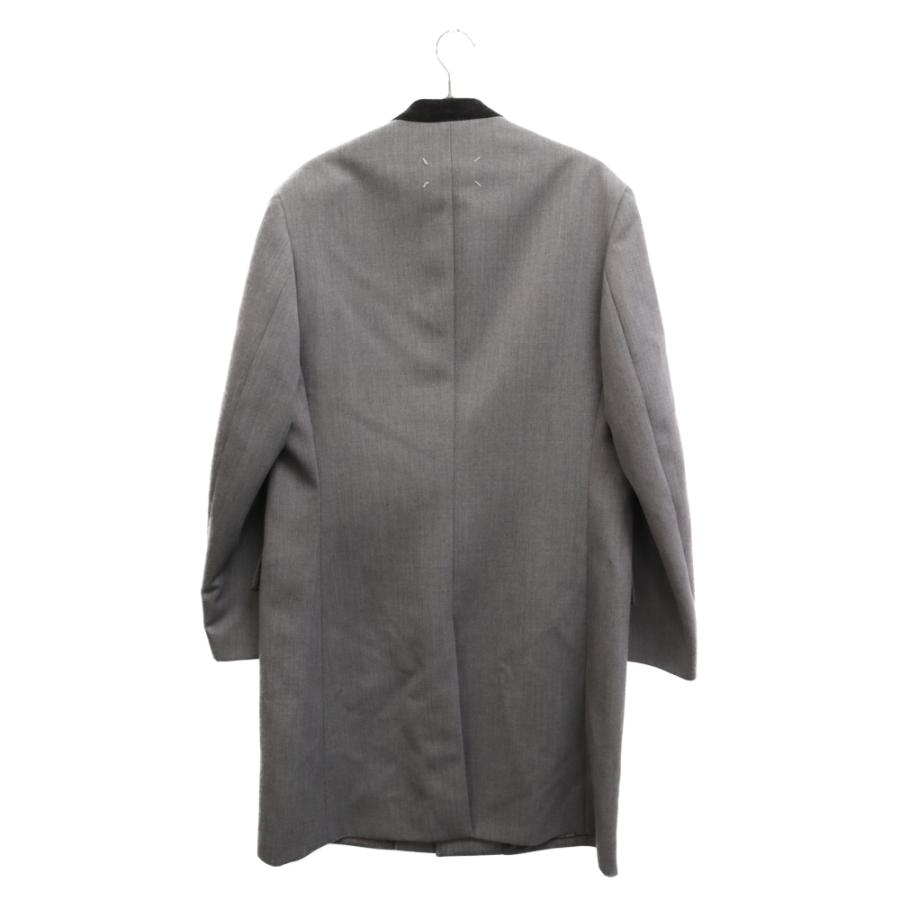 Maison Margiela メゾンマルジェラ 22AW Tan Collarless Coat 