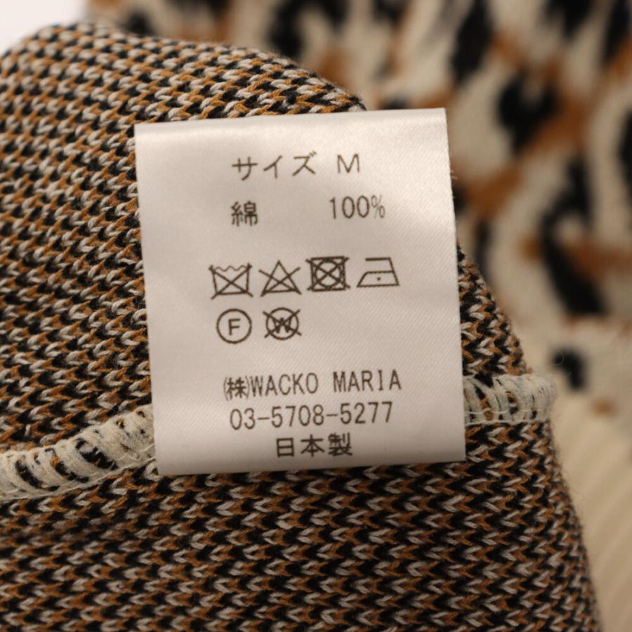WACKO MARIA ワコマリア 21AW LEOPARD KNIT JAQUARD CARDIGAN WACKO MARIA ワコマリア 21AW LEOPARD KNIT JAQUARD CARDIGAN