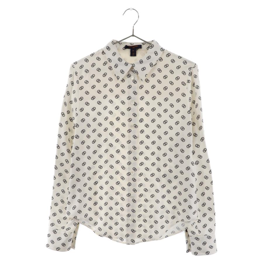 LOUIS VUITTON ルイヴィトン 22SS チェーンリンク シルク長袖シャツ 