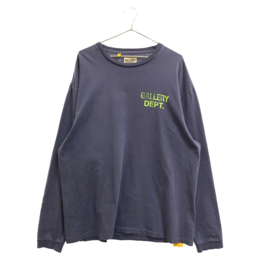 GALLERY DEPT. ギャラリーデプト LOGO PRINT L/S TEE ロゴプリント 長袖Tシャツ カットソー パープル｜shopbring｜02