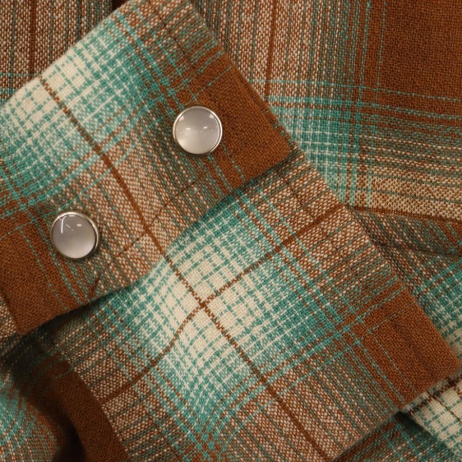 UNUSED アンユーズド 20AW ombre check western shirt US1816 UNUSED アンユーズド 20AW ombre check western shirt US1816