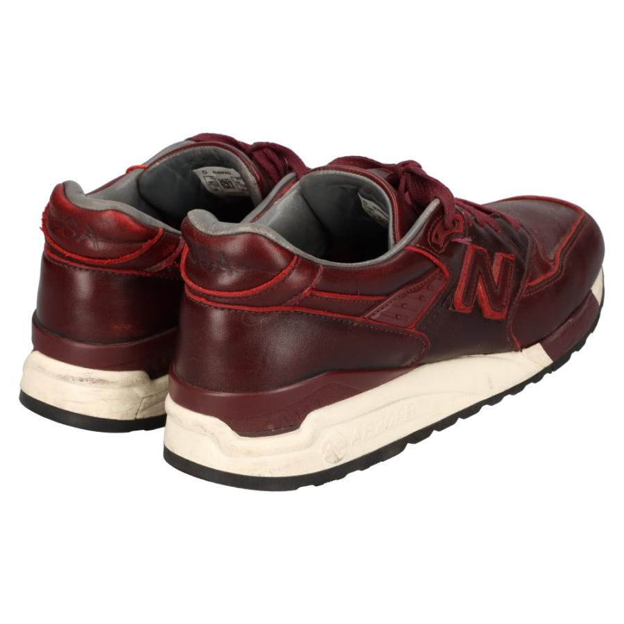 New Balance ニューバランス M998WD Horween ローカットスニーカー シューズ ボルドー US8.5/26.5cm｜shopbring｜04