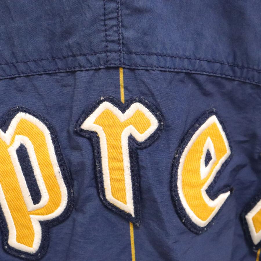 NIKE ナイキ 90S SUPREME Court Jacket バッグ刺繍 ナイロンブルゾン コートジャケット ネイビー/ホワイト/イエロー｜shopbring｜03