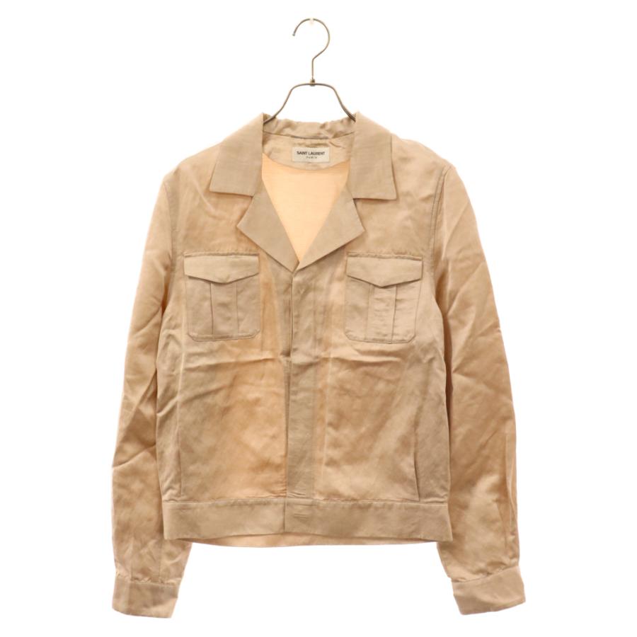 SAINT LAURENT PARIS サンローランパリ 21SS フランメサテンビスコース 