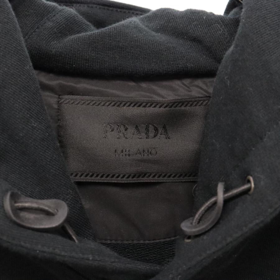 PRADA プラダ ナイロン切替ロゴプリントプルオーバーパーカー PRADA プラダ ナイロン切替ロゴプリントプルオーバーパーカー