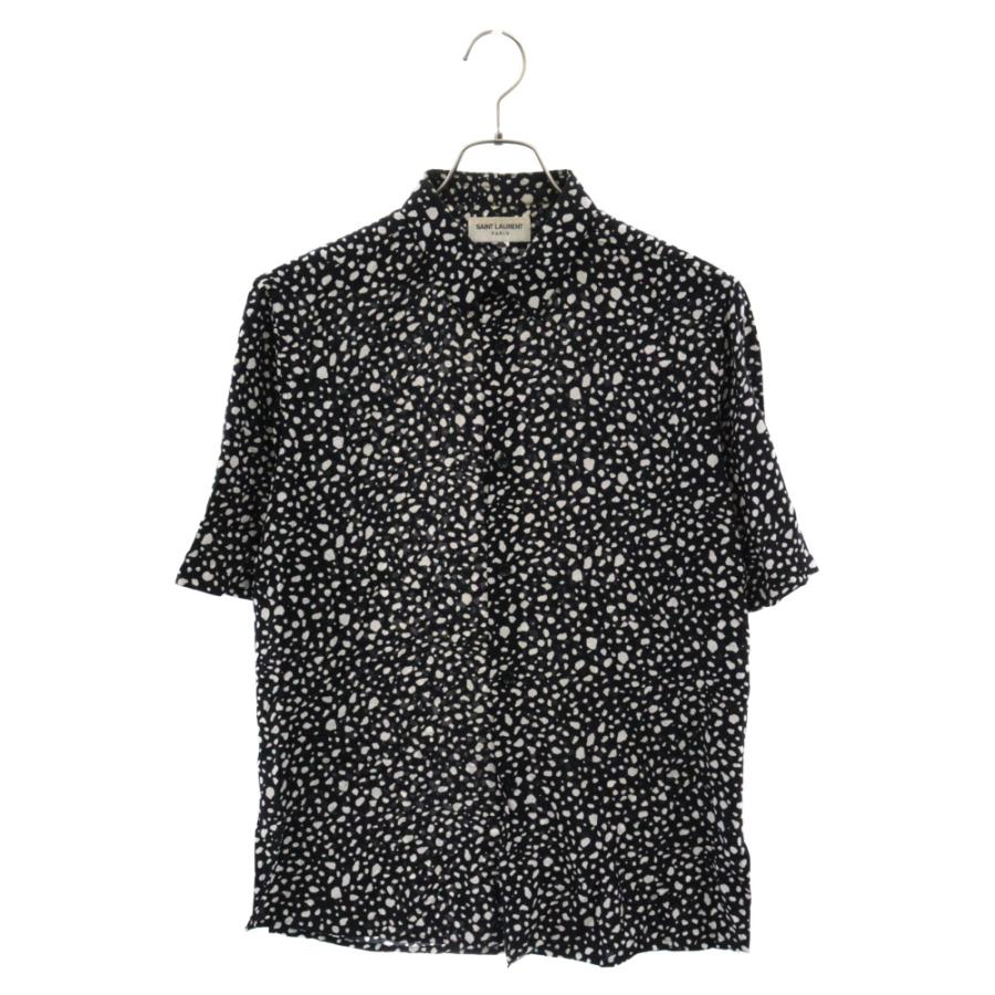 サンローランパリ Saint Laurent Paris レオパードシャツ SAINT LAURENT PARIS サンローランパリ 20SS レオパード半袖シャツ 総