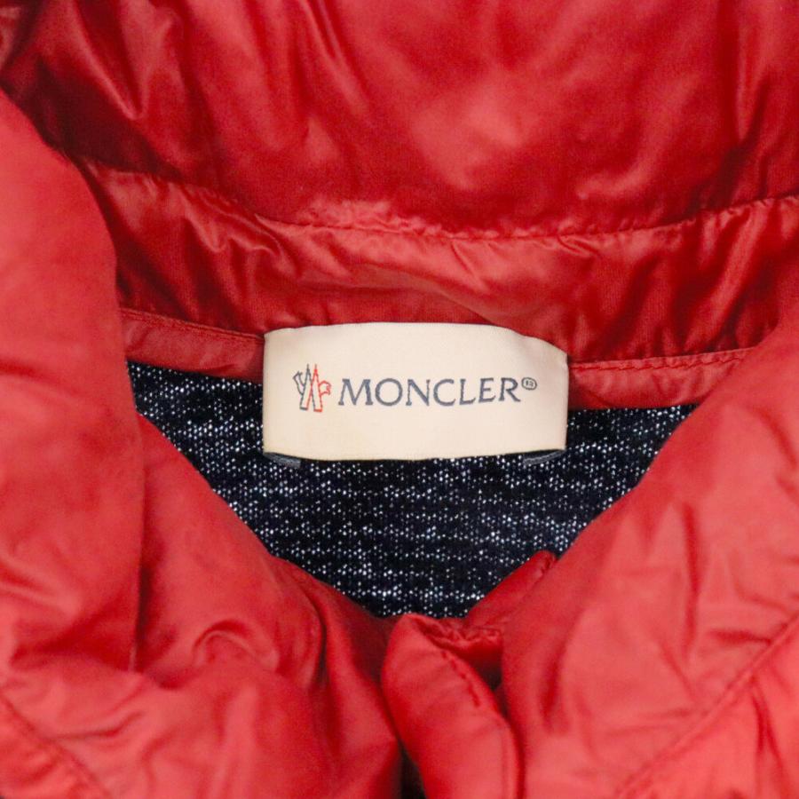 MONCLER モンクレール 袖ロゴパッチダウンコンビセーター ニット XL ネイビー/レッド C20919023600｜shopbring｜05