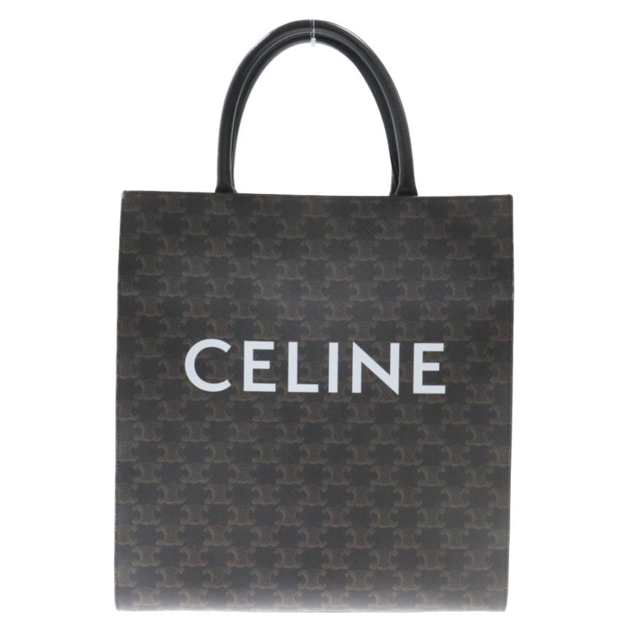 CELINE セリーヌ バーティカルカバ 194432CIM ロゴプリントトリオンフ