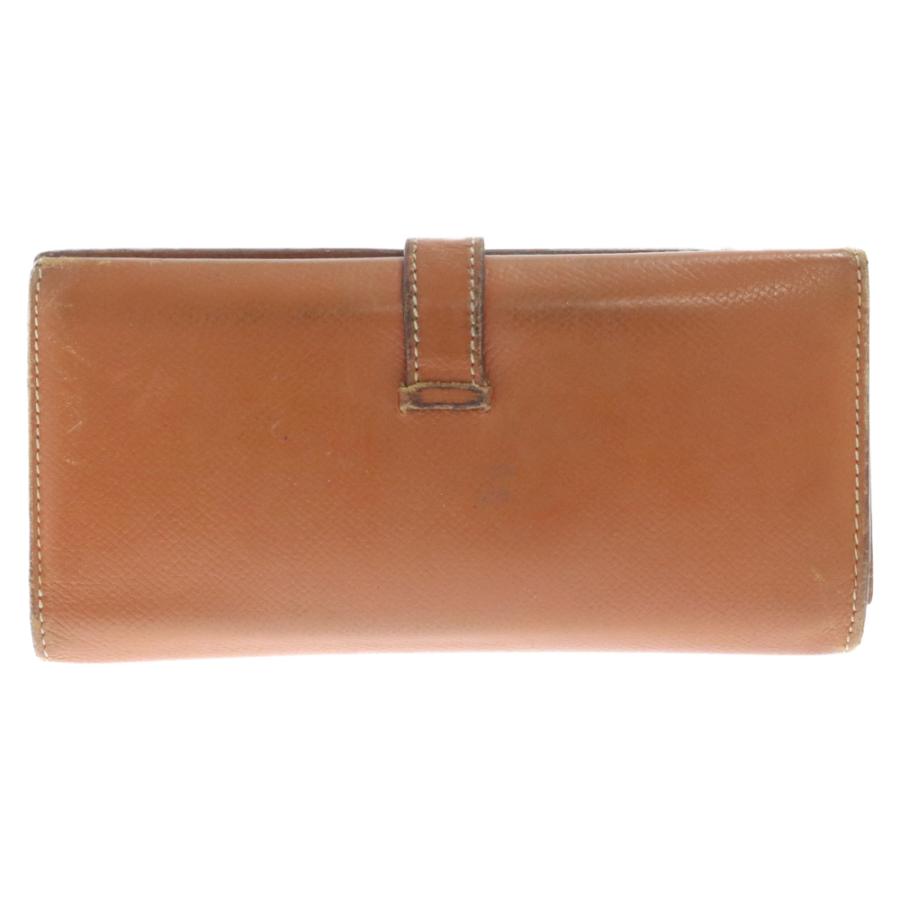 HERMES エルメス ベアンデュプリ ベアン ゴールド金具 長財布 ヴォー  