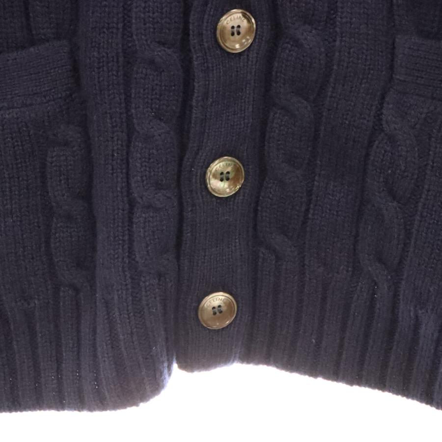 CELINE セリーヌ 23AW トリオンフ刺繍 クラシックケーブルニット CELINE セリーヌ 23AW トリオンフ刺繍 クラシックケーブルニット