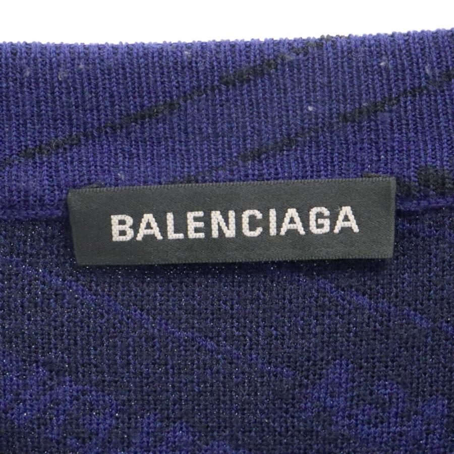 BALENCIAGA（バレンシアガ） ロゴジャガード オールオーバークルー