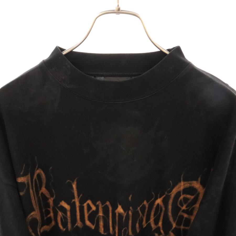 BALENCIAGA バレンシアガ 23SS デストロイ加工ヘビーメタル長袖 BALENCIAGA バレンシアガ 23SS デストロイ加工ヘビーメタル長袖