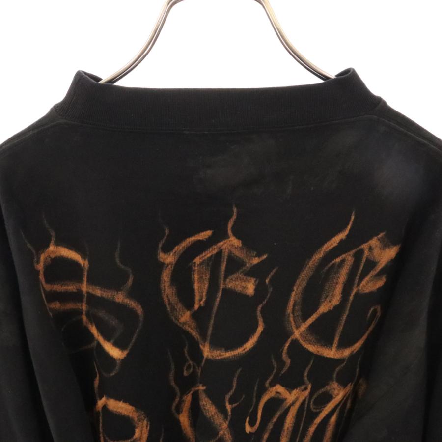 23SS BALENCIAGA メタルロゴ デストロイ ロンT BALENCIAGA