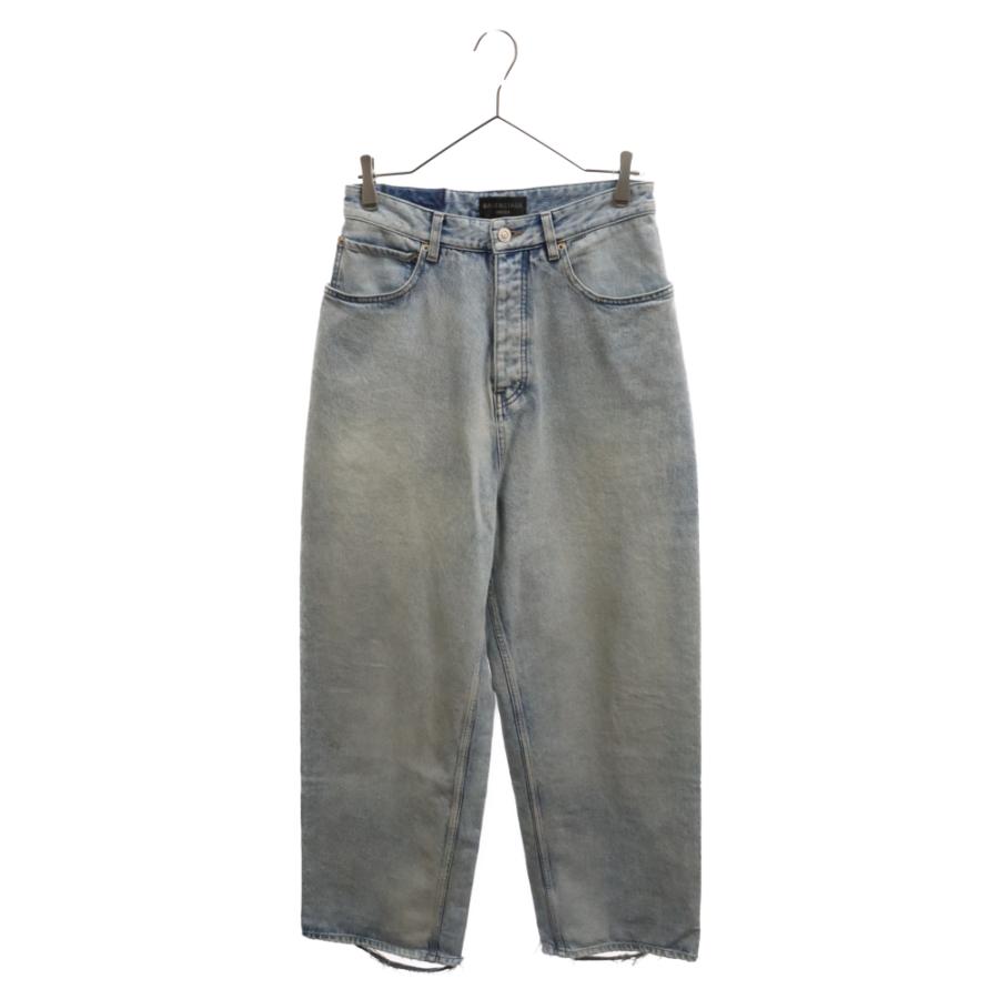 BALENCIAGA バレンシアガ 23AW ダメージ加工バギーデニムパンツ BALENCIAGA バレンシアガ 23AW ダメージ加工バギーデニムパンツ