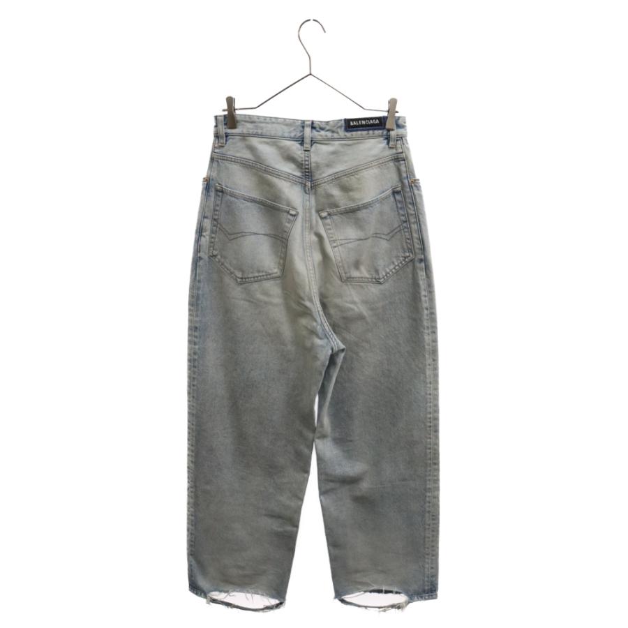 BALENCIAGA バレンシアガ 23AW ダメージ加工バギーデニムパンツ BALENCIAGA バレンシアガ 23AW ダメージ加工バギーデニムパンツ
