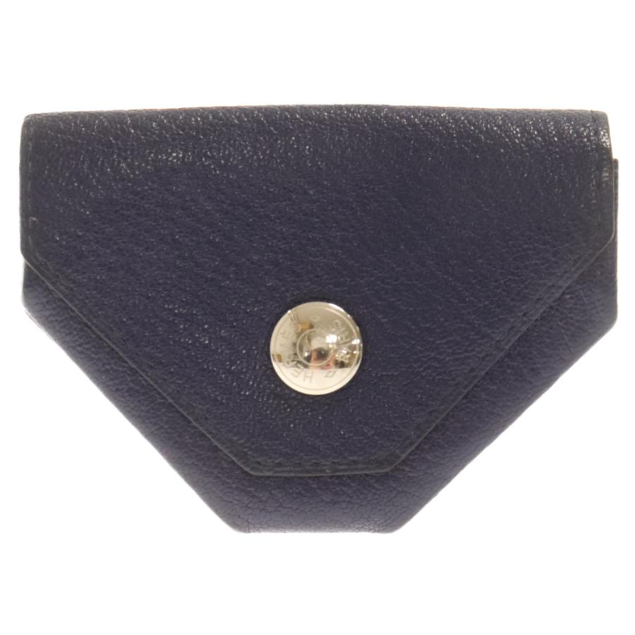 HERMES (エルメス) カルヴィ デュオ ボックスカーフ コインケース W 