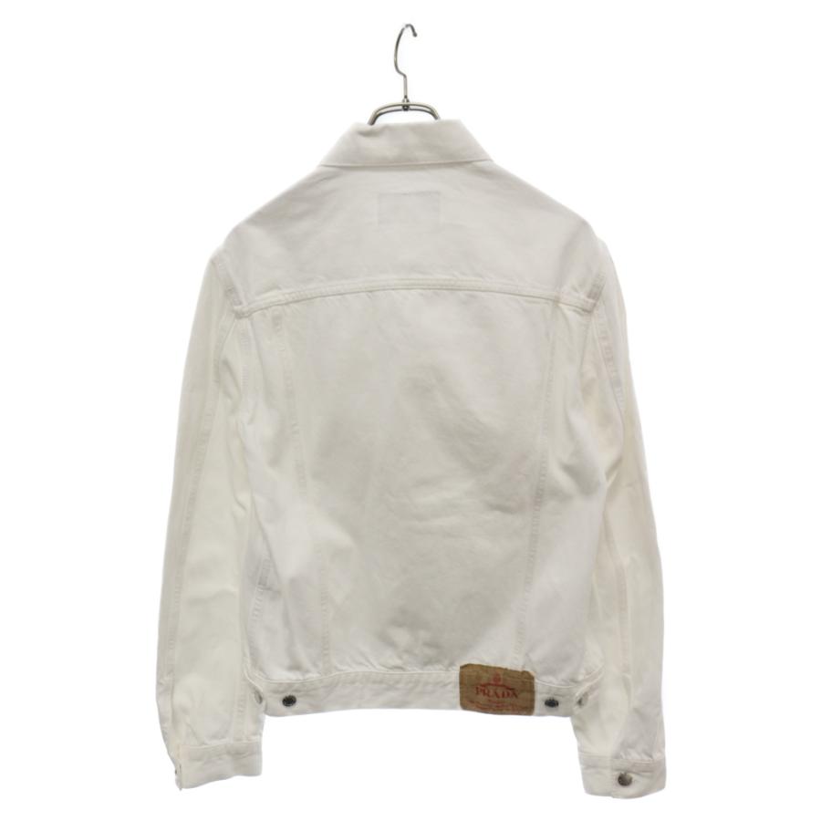 PRADA プラダ 23SS 三角プレート装飾 デニムジャケット GEB227 PRADA プラダ 23SS 三角プレート装飾 デニムジャケット GEB227