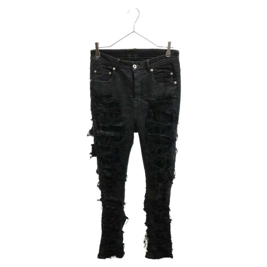 コーティングデニム DRKSHDW（ダークシャドウ） 22AW DETROIT CUT コーティングデストロイ