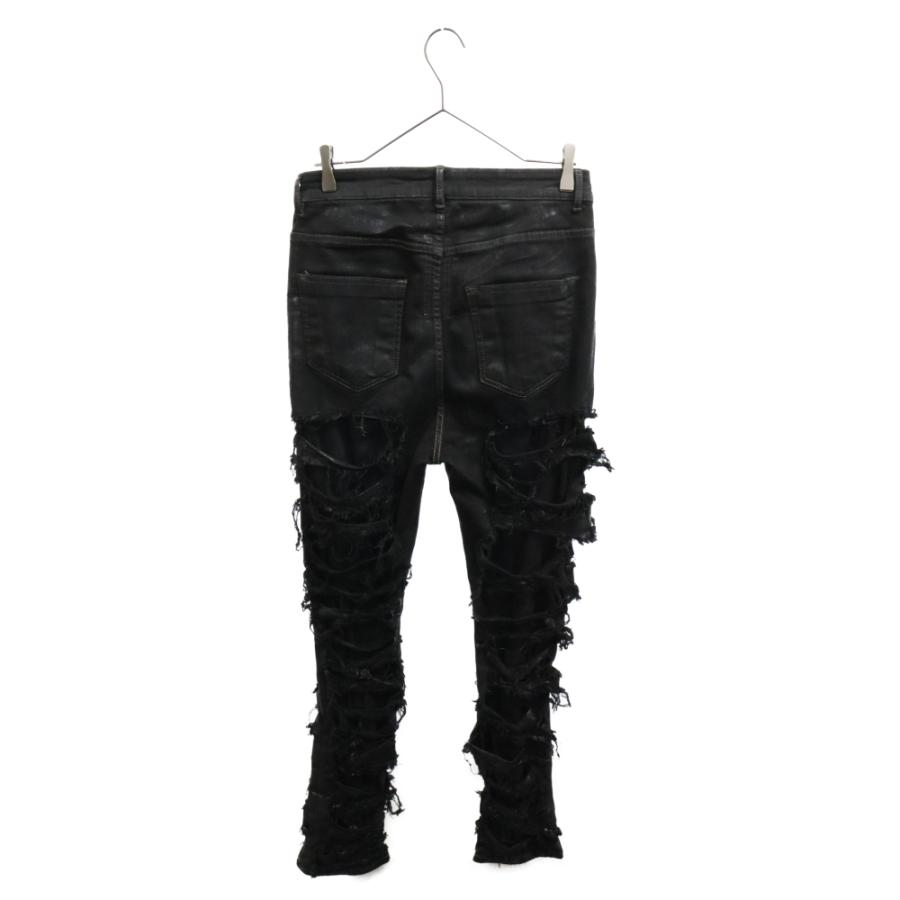 DRKSHDW ダークシャドウ デストロイ加工 ブラックデニム 29 DRKSHDW（ダークシャドウ） 22AW DETROIT CUT コーティングデストロイ