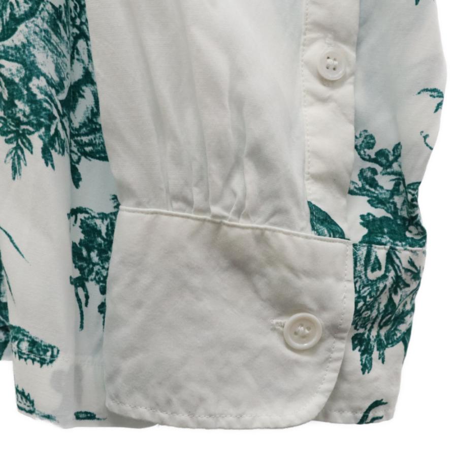 UNUSED アンユーズド 24SS continents print long sleeve shirt