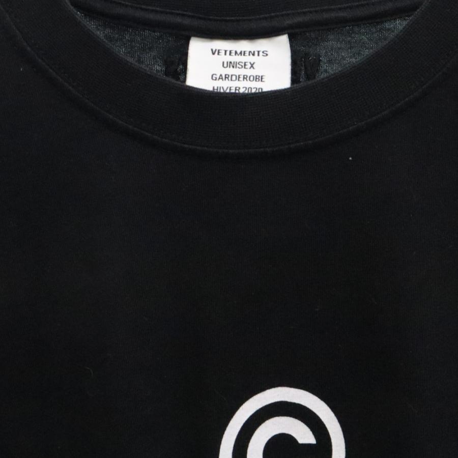 VETEMENTS ヴェトモン 20AW コピーライトマーク半袖Tシャツ カットソー 