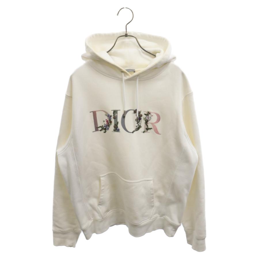 DIOR ディオール 21SS Flowers Logo Embroidery Hoodie 113J688A0531
