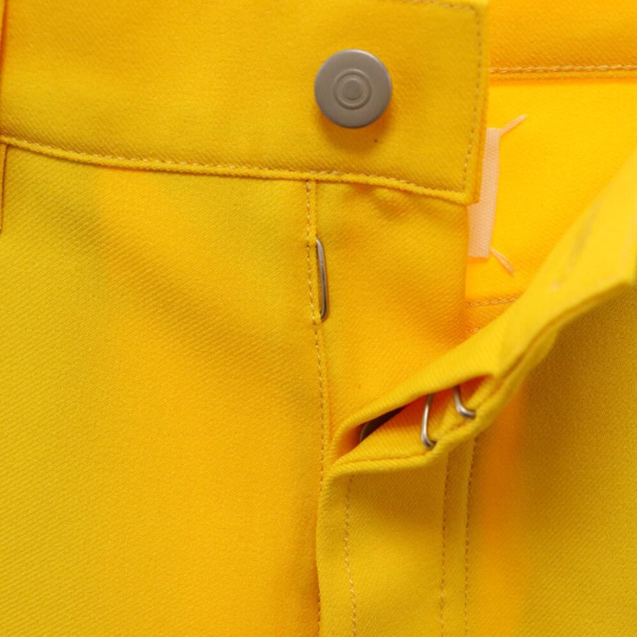 マルタンマルジェラ ストレッチカラー パンツ イエロー イタリア製 42