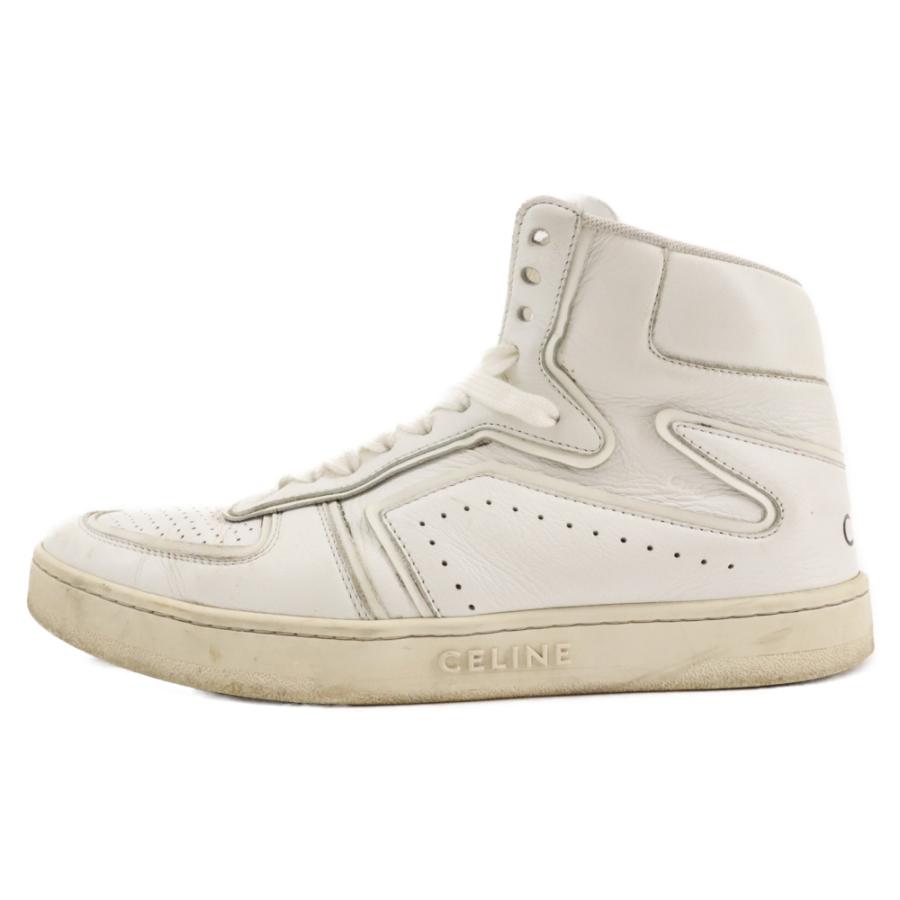 CELINE（セリーヌ） LEATHER SNEAKERS レザーハイカットスニーカー