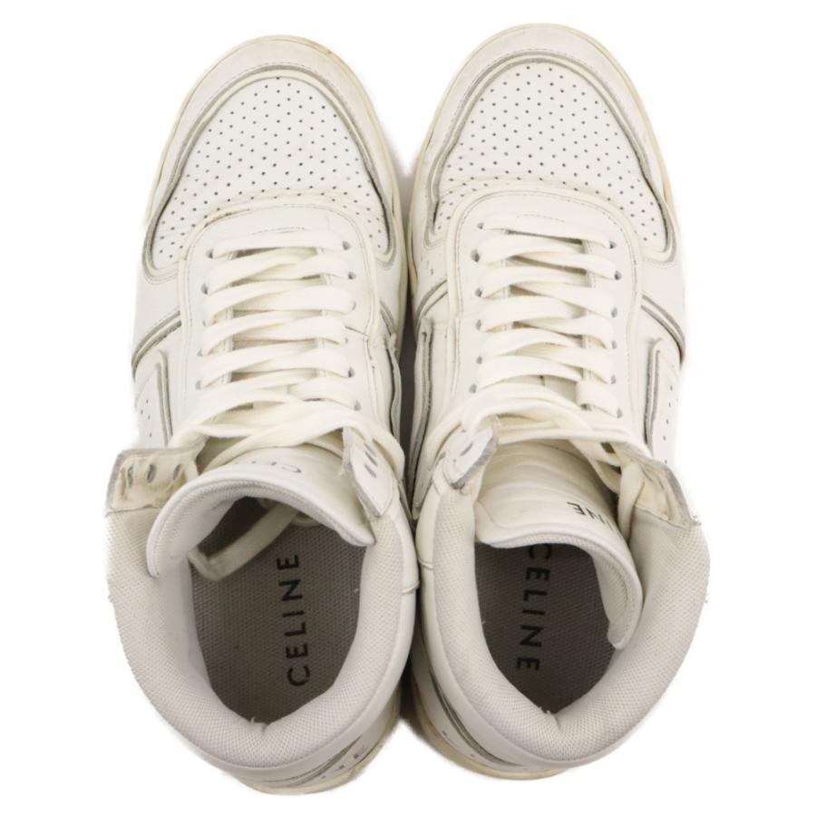CELINE セリーヌ LEATHER SNEAKERS レザーハイカットスニーカー  