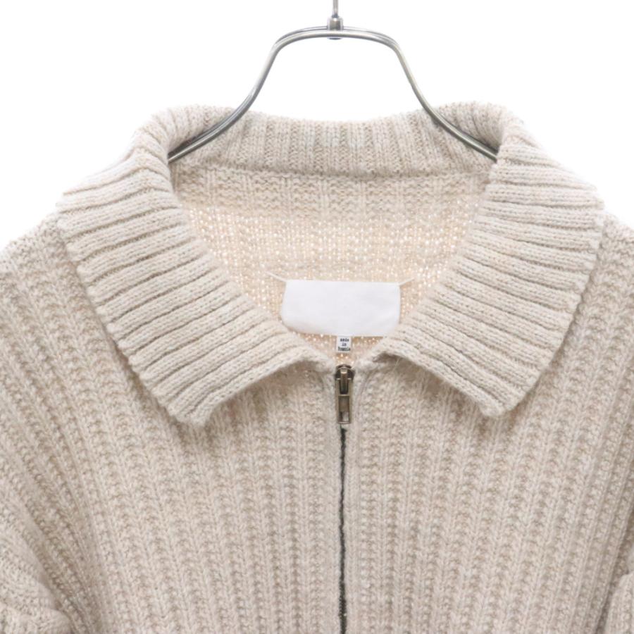 MARTIN MARGIELA（マルタン マルジェラ） 24SS DISTORTED KNIT ZIP SWEATER S67HP0026 ...