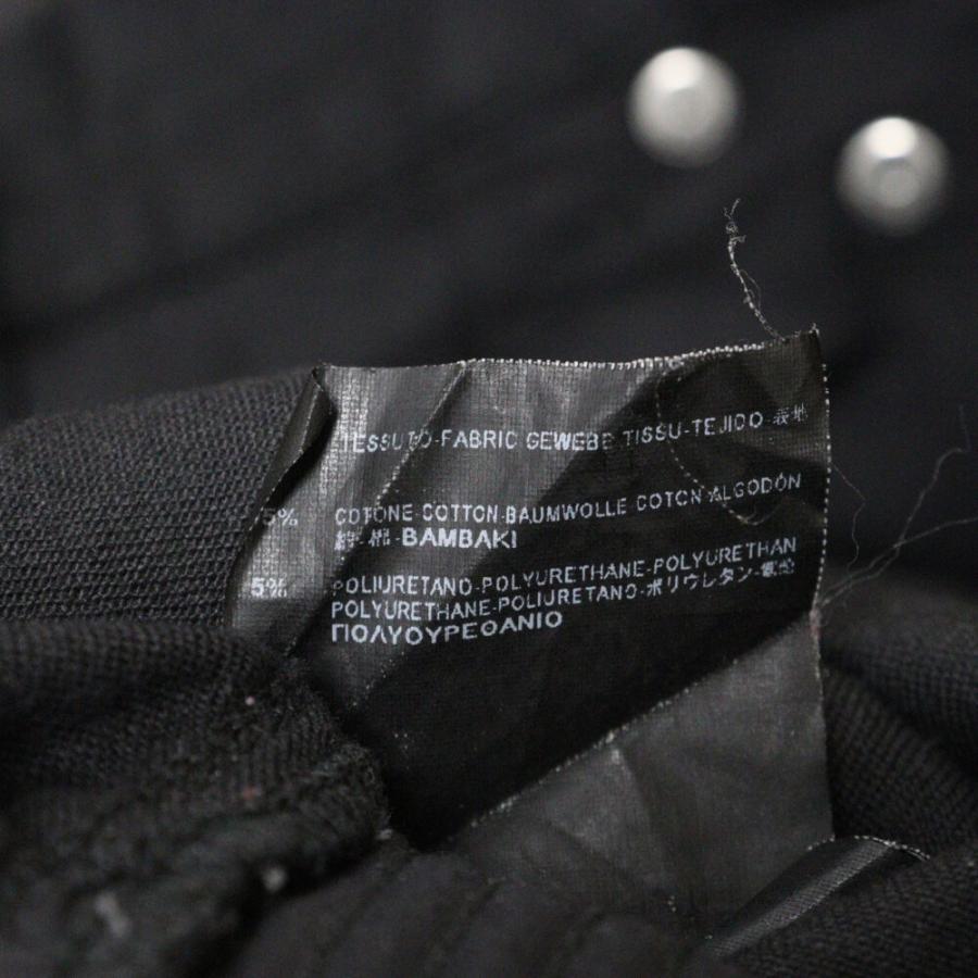 SAINT LAURENT PARIS サンローランパリ 13AW レザー切替 バイカー