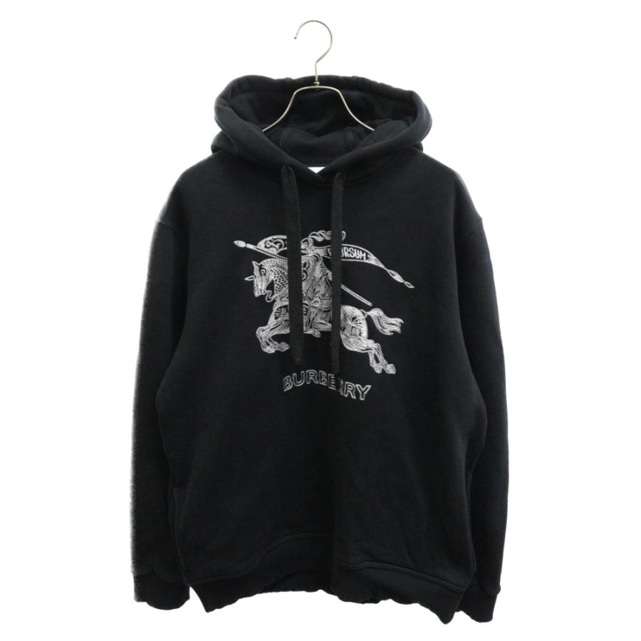 BURBERRY バーバリー 23AW フロント刺繍 プルオーバーパーカー  