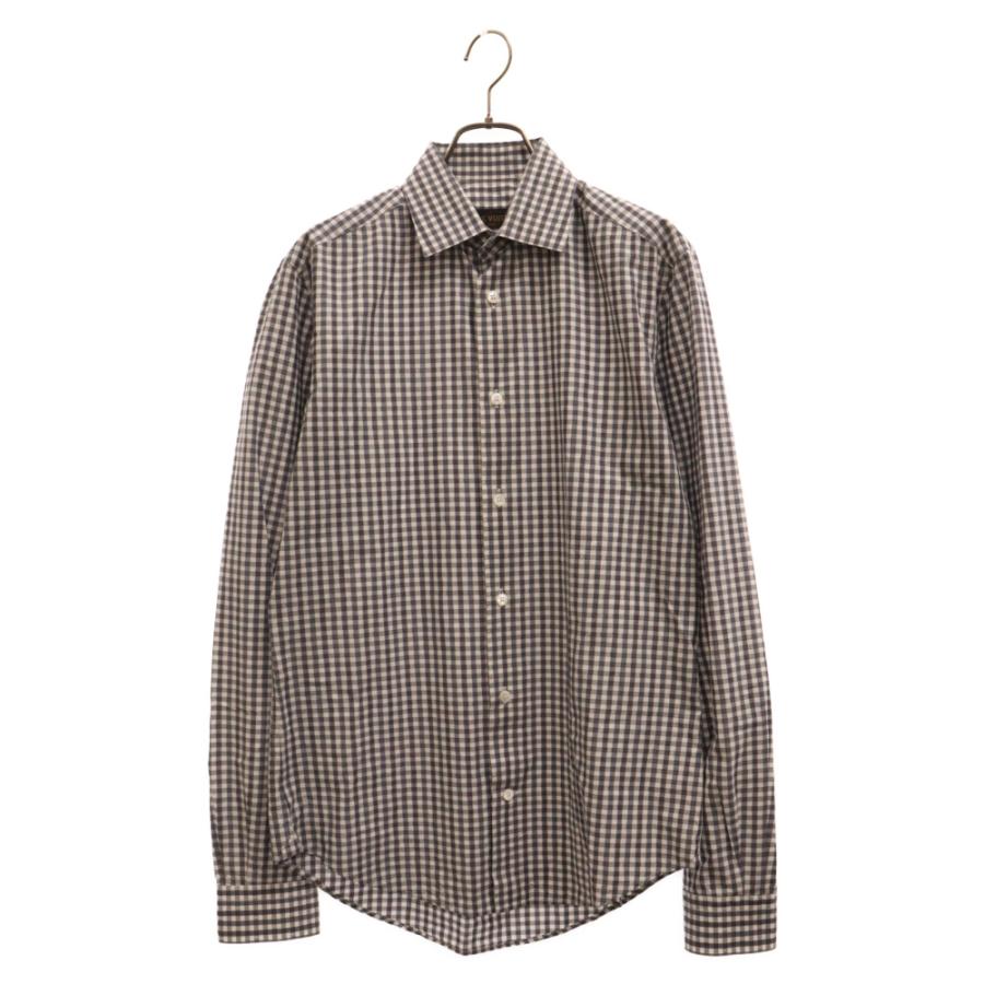 LOUIS VUITTON（ルイ・ヴィトン） 14AW ギンガムチェック 長袖シャツ 