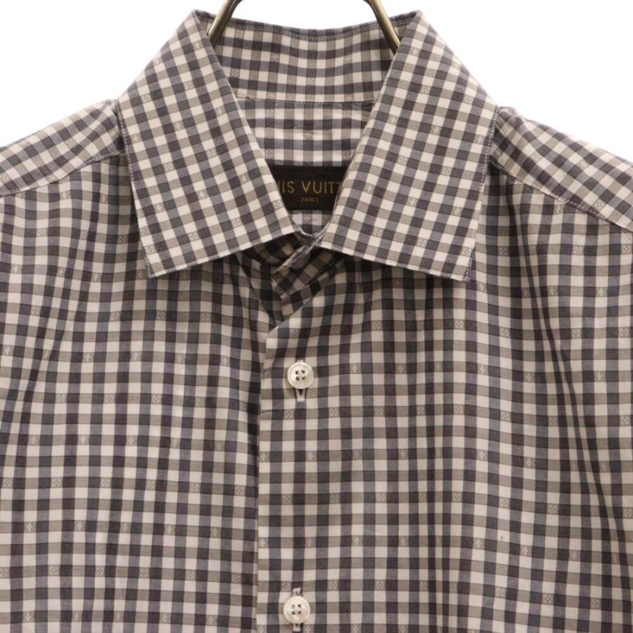 LOUIS VUITTON（ルイ・ヴィトン） 14AW ギンガムチェック 長袖シャツ 