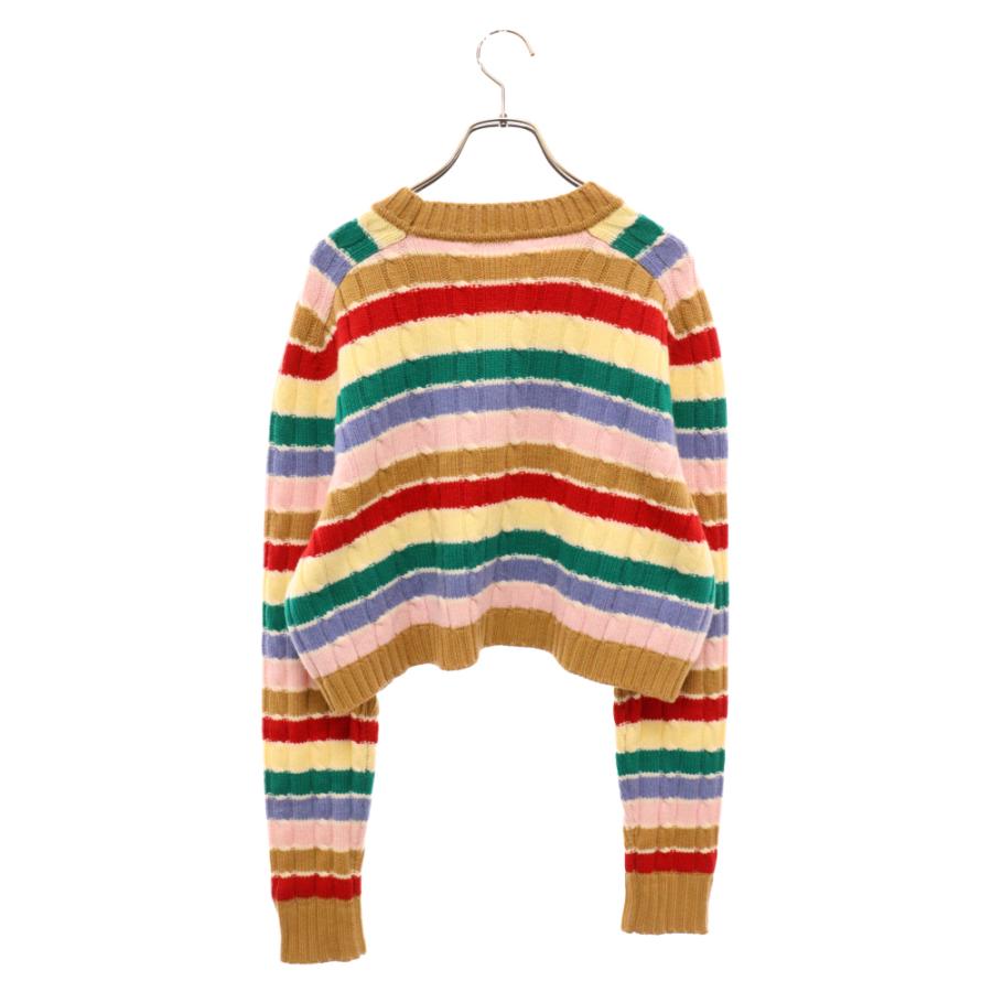 miumiu ミュウミュウ Cashmere Stripe Sweater MML547 10CX miumiu ミュウミュウ Cashmere Stripe Sweater MML547 10CX