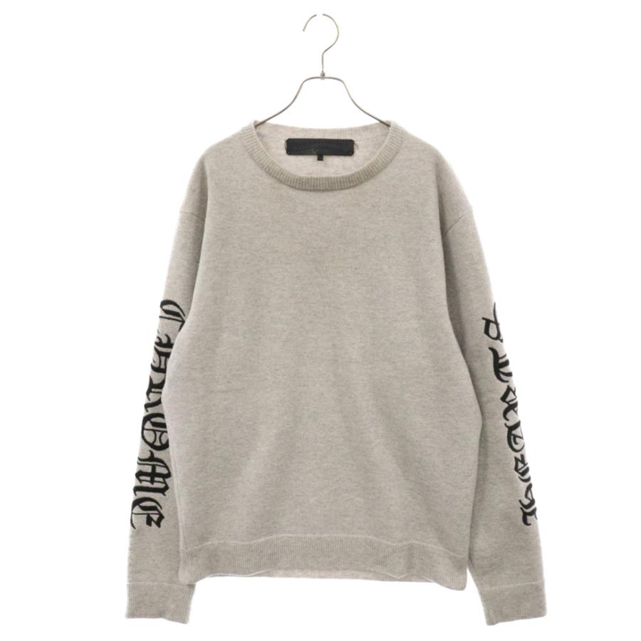 CHROME HEARTS クロムハーツ ワイノット アームロゴ刺繍カシミア CHROME HEARTS クロムハーツ ワイノット アームロゴ刺繍カシミア
